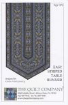Easy Striped Table Runner - Pattern