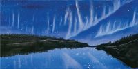 FDS112-05-1 - Aurora Borealis  - Crown/Cobalt - Panel