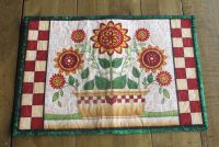 23819-E - Sunflower Garden Placemat/Coasters Panel #3