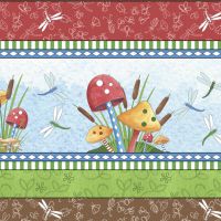 24915-X - It's A Pond Party Border Stripe
