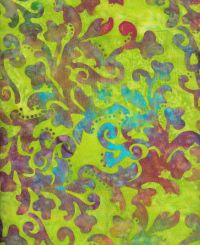 J2352-525 Groovy - Bali Woodprint Batiks