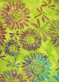 J2353-525 Groovy - Bali Woodprint Batiks - 1 Yd Precut